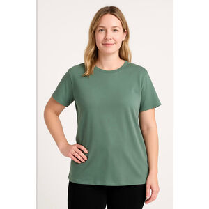 Women's J.CREW Essential Tee XL Sage Green Short Sleeve Minimalist Neutral Comfy